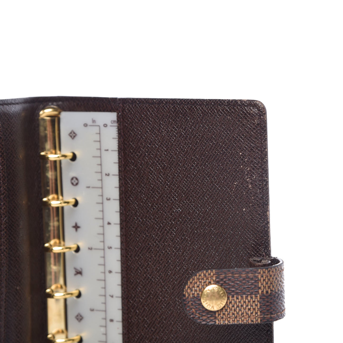 Damier Ebene Small Ring Agenda Cover