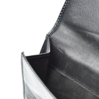 Saint Laurent Patent Y-Mail French Wallet Black 11 of 12