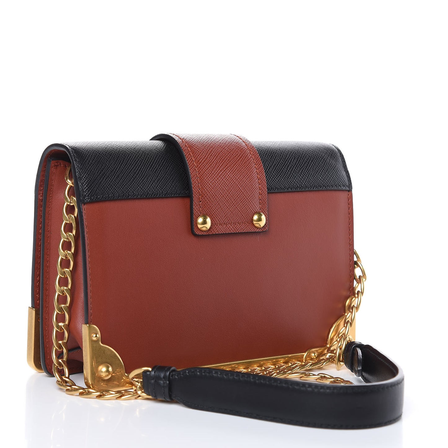 City Calf Saffiano Cahier Astrology Bag Cotto Black