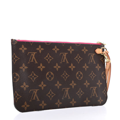 Louis Vuitton Monogram Neverfull MM GM Pochette Pivoine 3 of 7