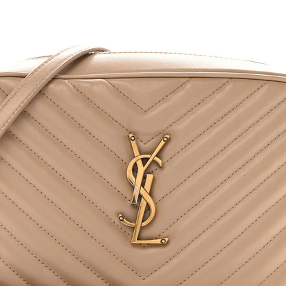 Saint Laurent Calfskin Matelasse Monogram Lou Camera Bag Nude Powder 7 of 16
