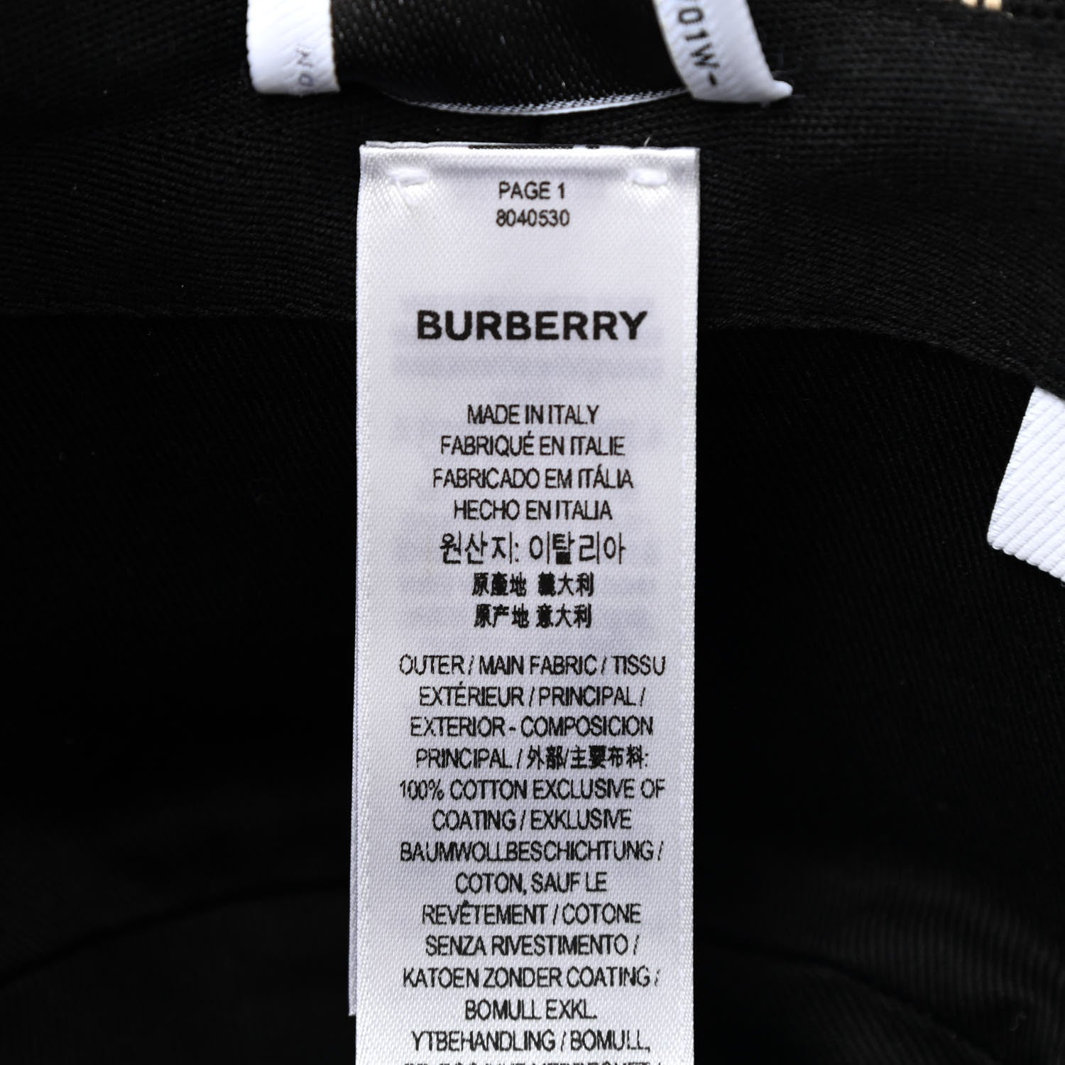 Burberry Cotton Canvas Giant Check Bucket Hat S Dusty Sand 9 of 10