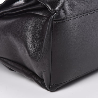 Givenchy Calfskin Studded Medium Pandora Pure Flap Bag Black White 9 of 11