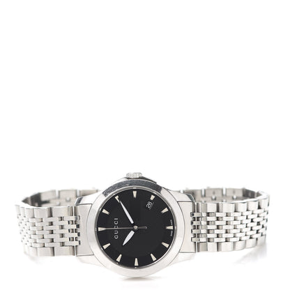 Gucci Stainless Steel 27mm G-Timeless Quartz Watch Black 2 of 6