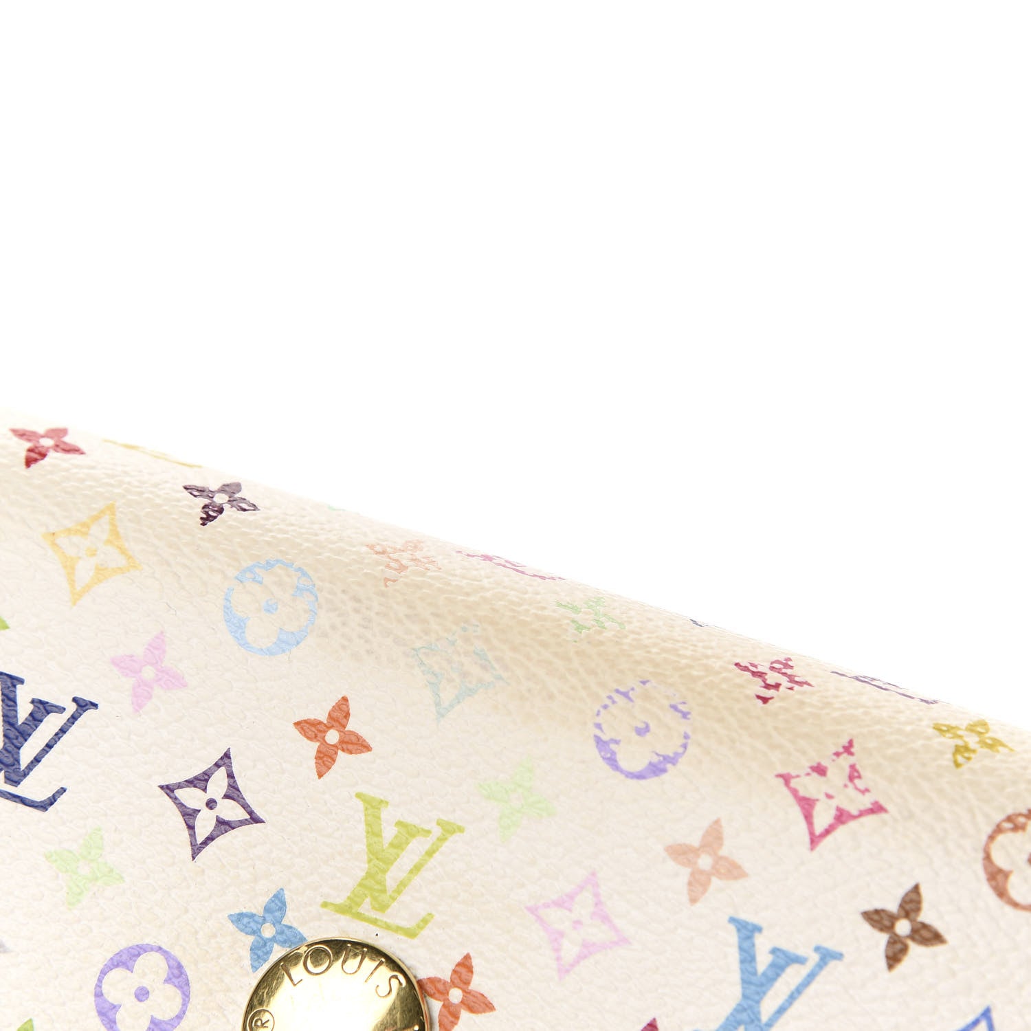 Louis Vuitton Monogram Multicolor Sarah Wallet White Eglantine 8 of 15
