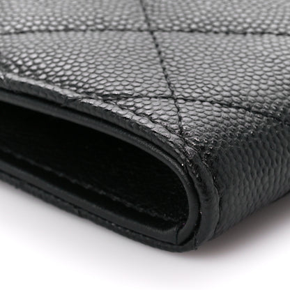 Chanel Caviar Quilted Zipped Key Holder Case Black 9 of 10