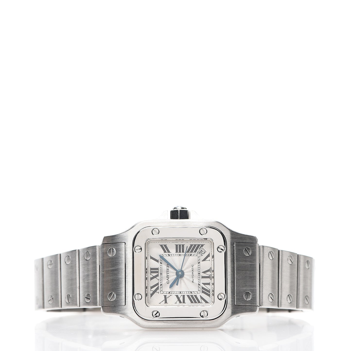 Stainless Steel 24mm Santos de Galbee Automatic Watch