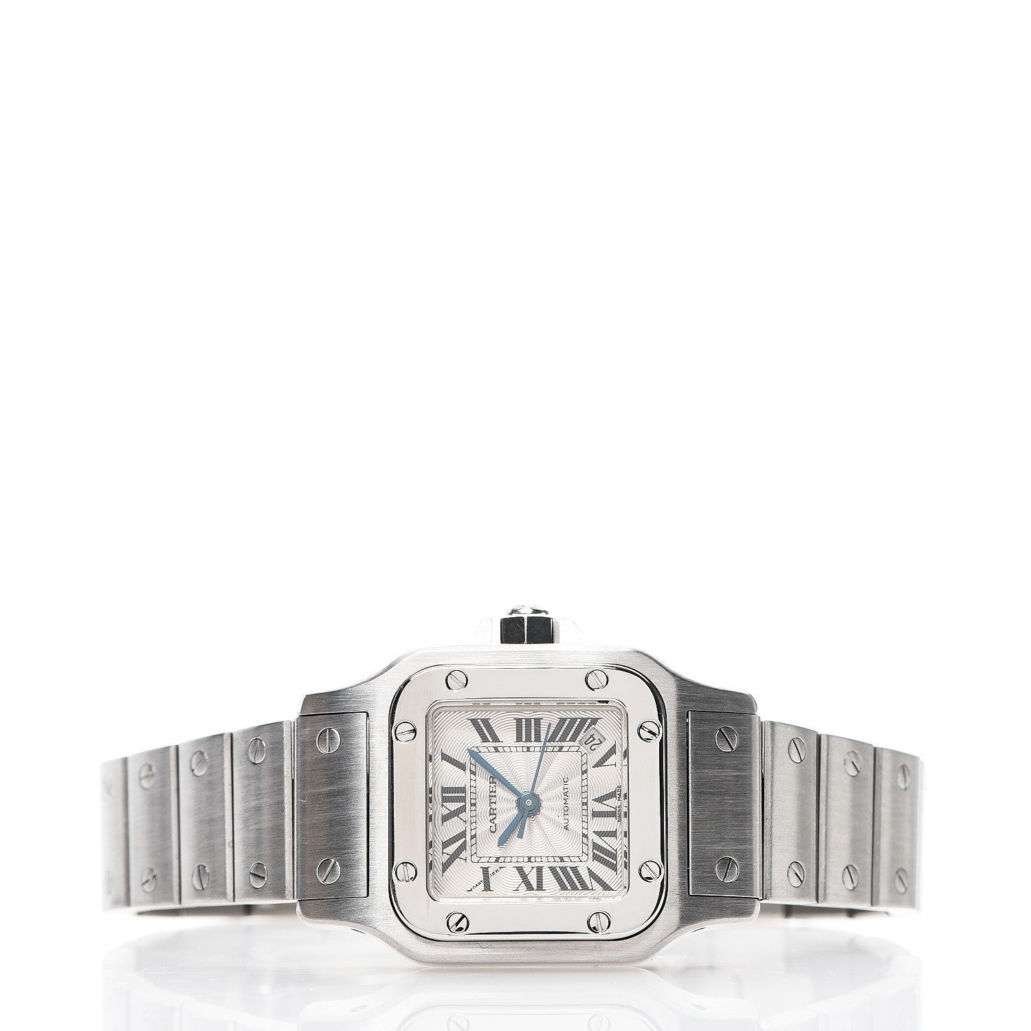 Cartier Stainless Steel 24mm Santos de Galbee Automatic Watch 2 of 6