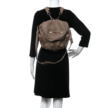 Alexander Wang Lambskin Mini Marti Backpack Latte Rose Gold Hardware 2 of 9