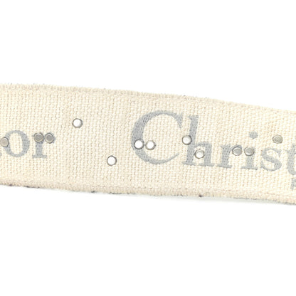 Christian Dior Oblique Studded Shoulder Strap Gris Multicolor 9 of 9