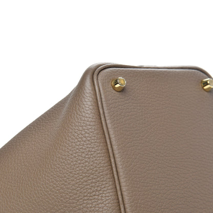 Hermes Taurillon Clemence Picotin Lock 18 PM Etoupe 7 of 9