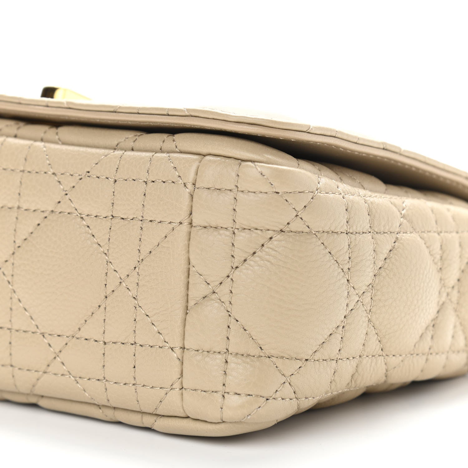 Christian Dior Calfskin Cannage Small Caro Bag Beige 10 of 10