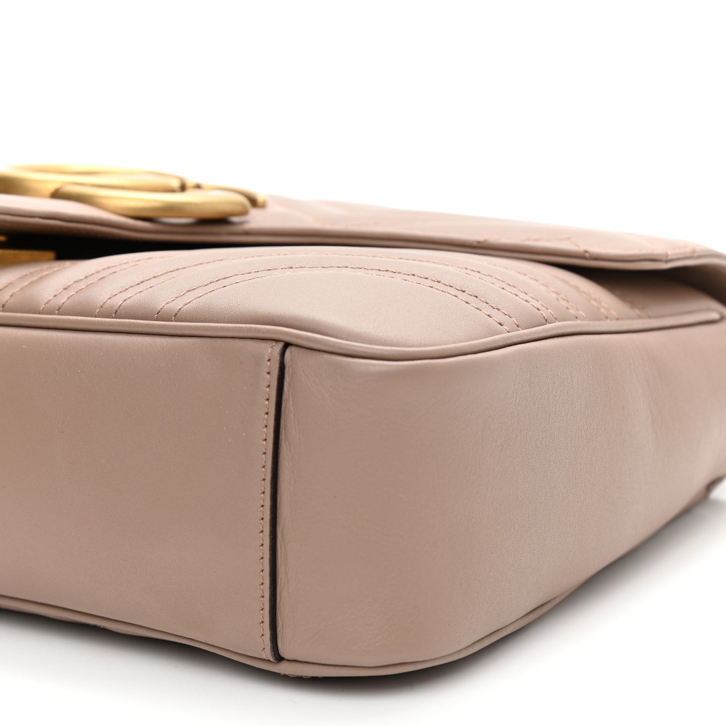Calfskin Matelasse Medium GG Marmont Shoulder Bag Porcelain Rose
