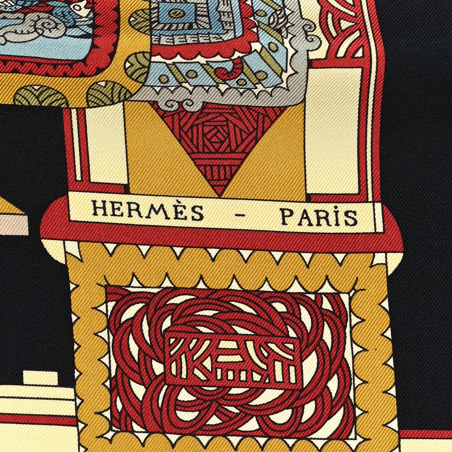 Hermes Silk Astres et Soleils Scarf 90 2 of 5