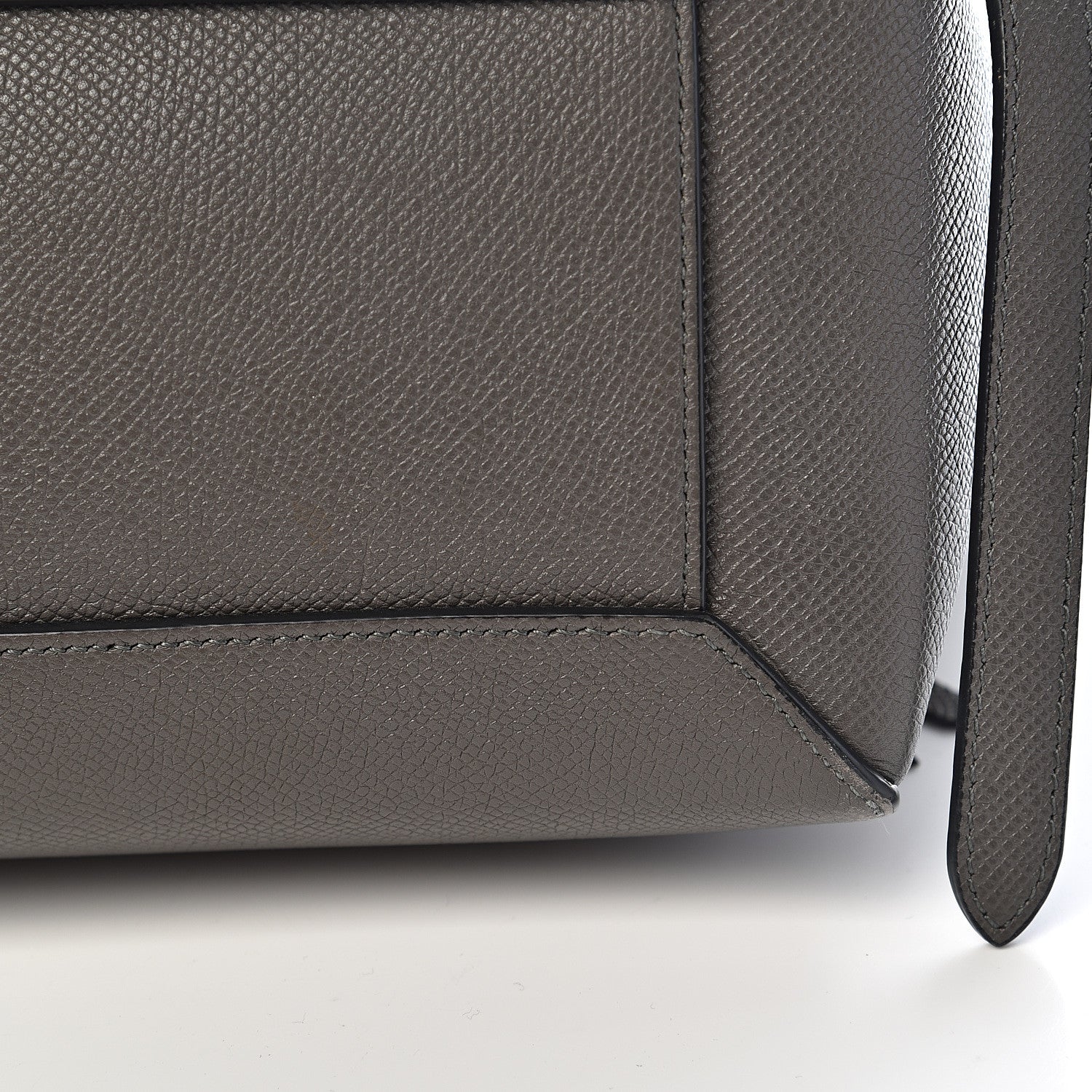Celine Grained Calfskin Micro Belt Bag Grey 15 of 16