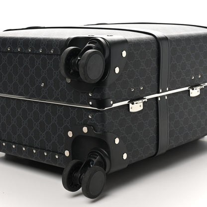 Gucci GG Supreme Monogram Globe-Trotter Carry-On Black Black Grey 8 of 8