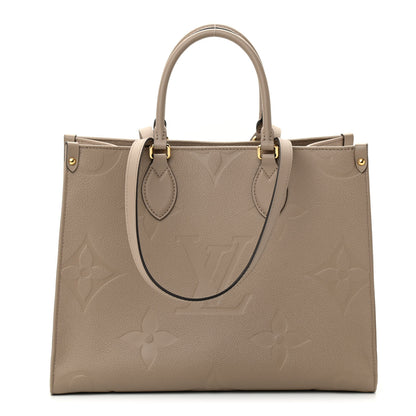 Louis Vuitton Empreinte Monogram Giant Onthego MM Tourterelle 1 of 9