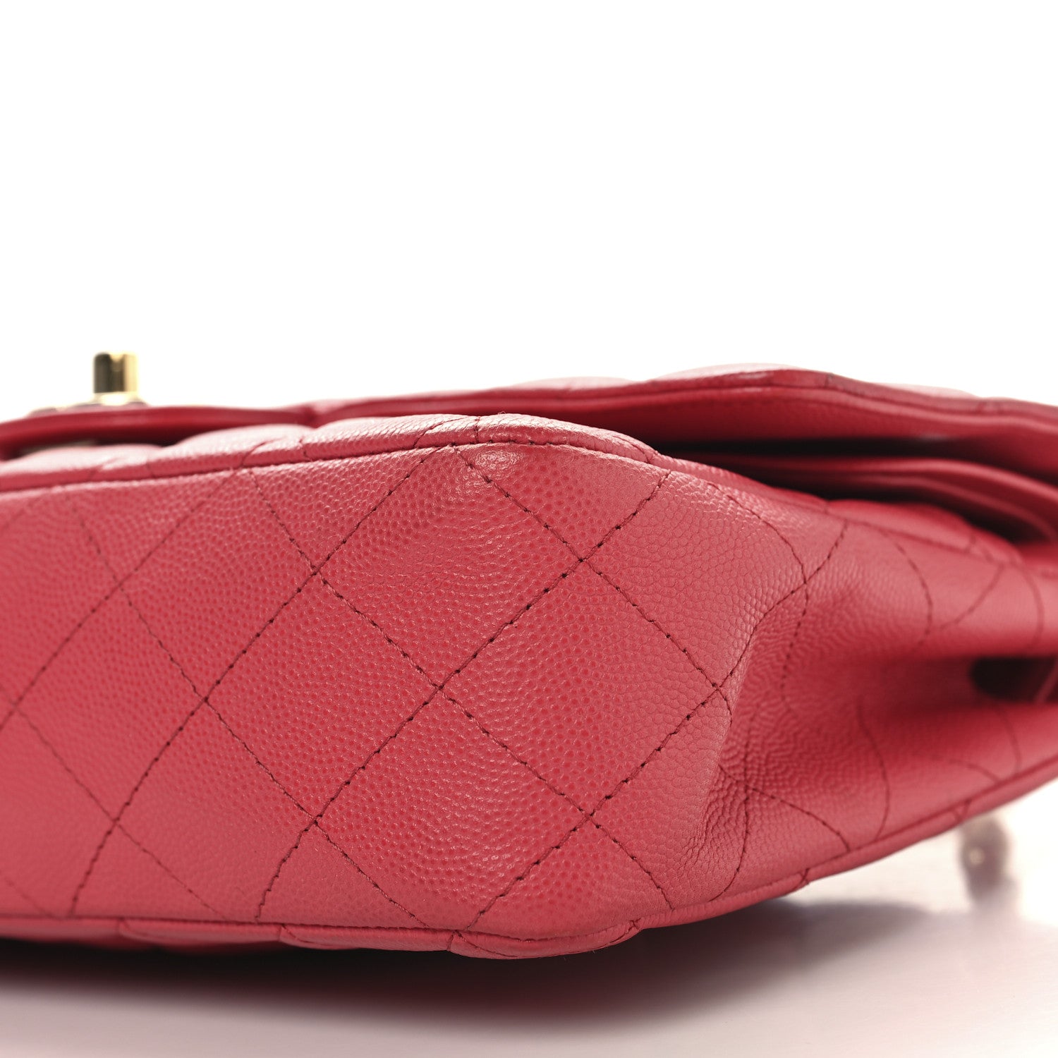 Chanel Caviar Quilted Medium Double Flap Pink 10 of 13