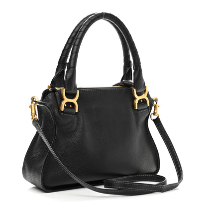 Chloe Calfskin Small Marcie Satchel Black 3 of 10