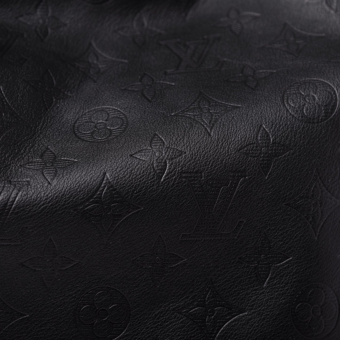 Calfskin Monogram Shadow Tote Black
