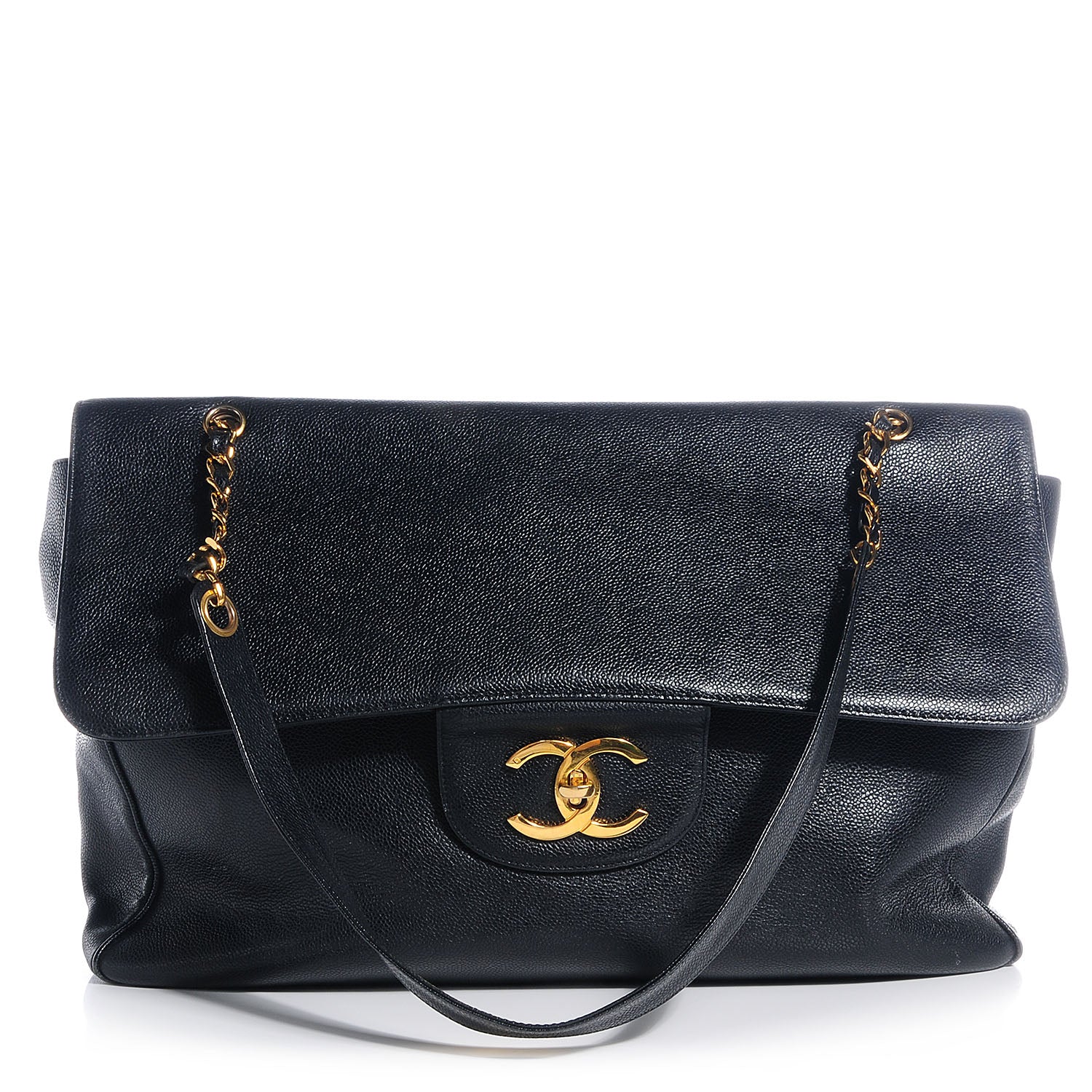 Chanel Caviar XL Weekender Bag Black 1 of 8