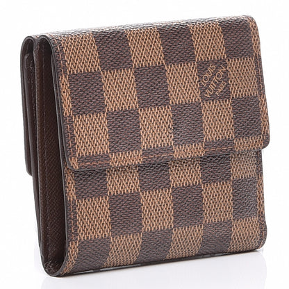 Louis Vuitton Damier Ebene Elise Wallet 3 of 7