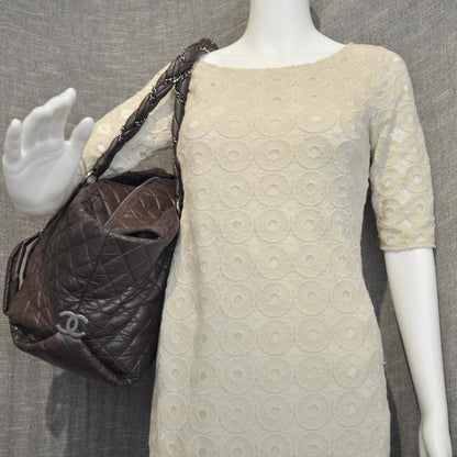 Chanel Ligne Lady Braid XL Tote Brown 2 of 9