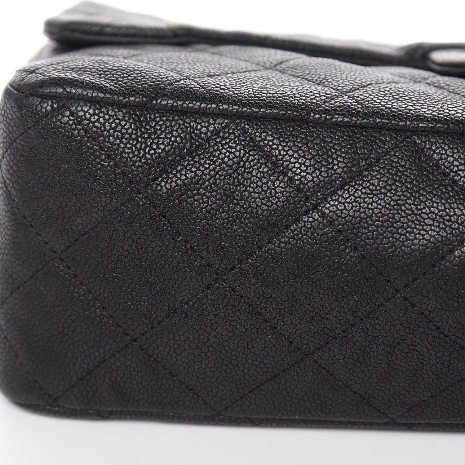 Chanel Washed Caviar Quilted 2.55 Reissue 227 Bijoux Chain Flap Black 15 of 15