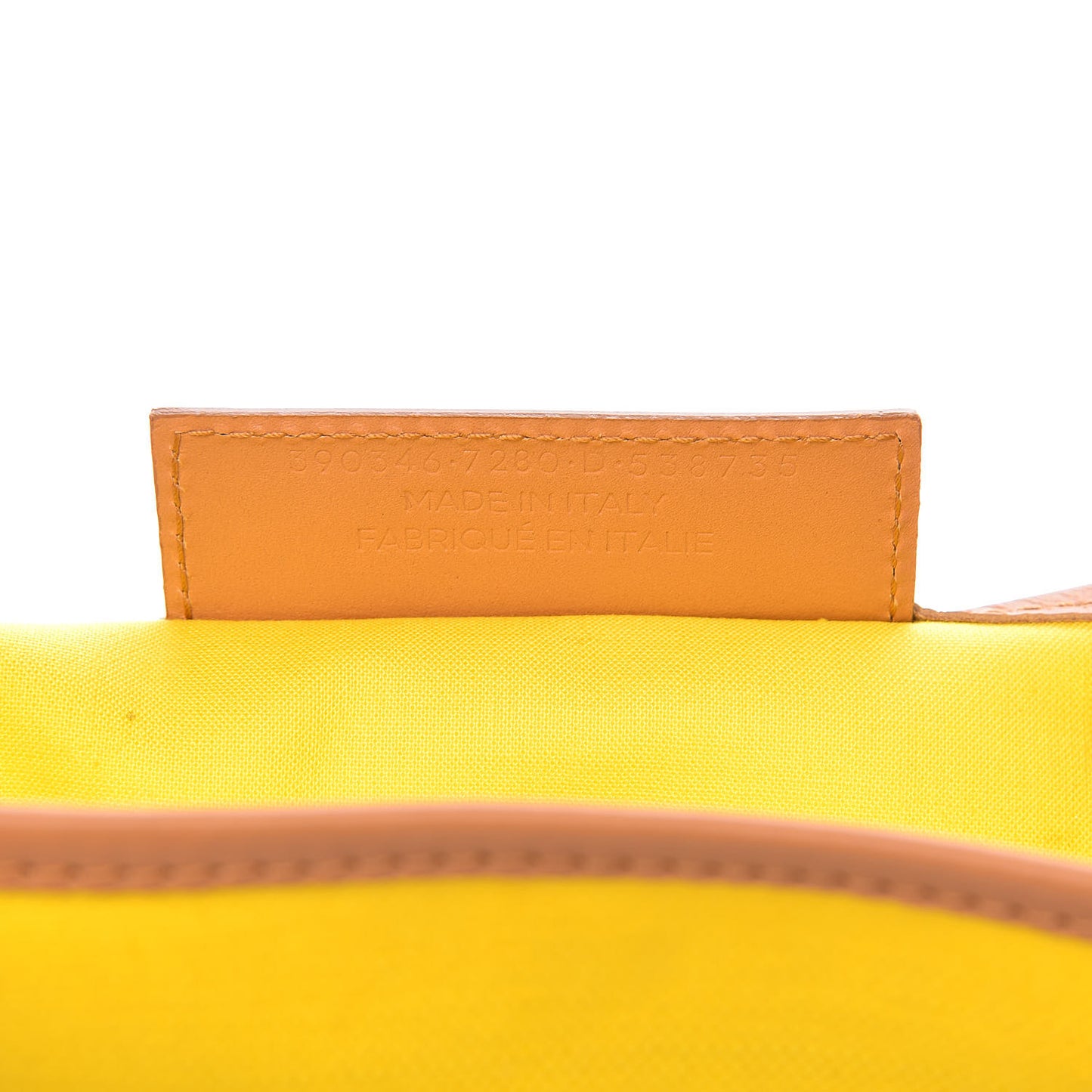 Cotton Canvas Calfskin Navy Cabas XS Yellow