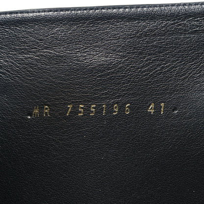 Saint Laurent Vitello Marilyn Auteuil 105 Knee High Zip Boots 41 Black 7 of 7