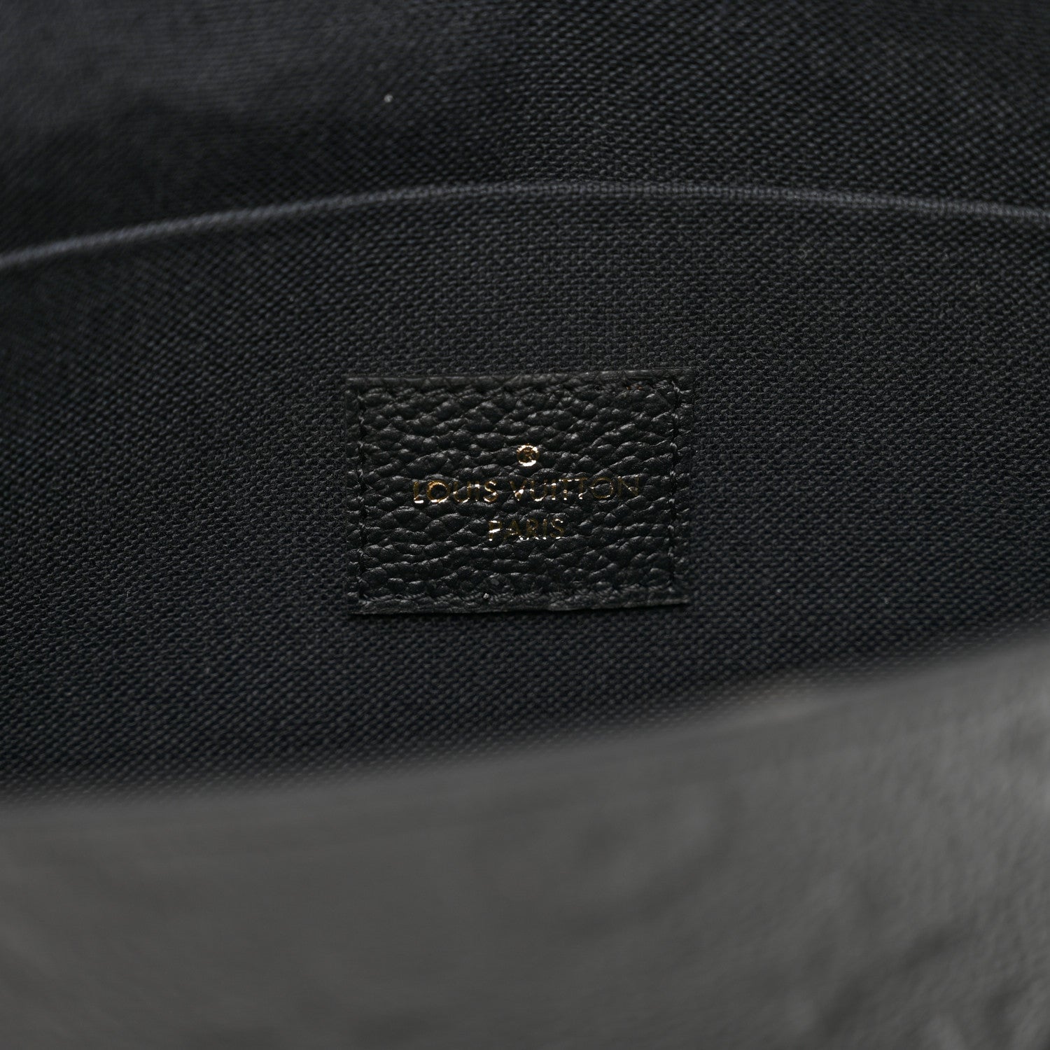 Louis Vuitton Empreinte Pochette Felicie Chain Wallet Black 7 of 9