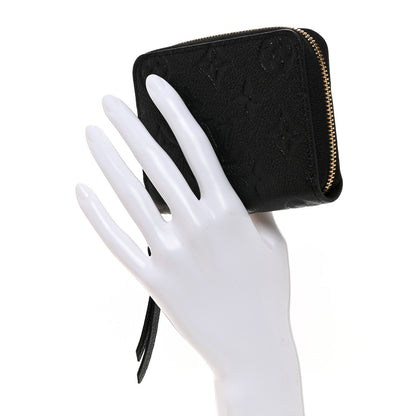 Louis Vuitton Empreinte Zippy Coin Purse Black 2 of 7