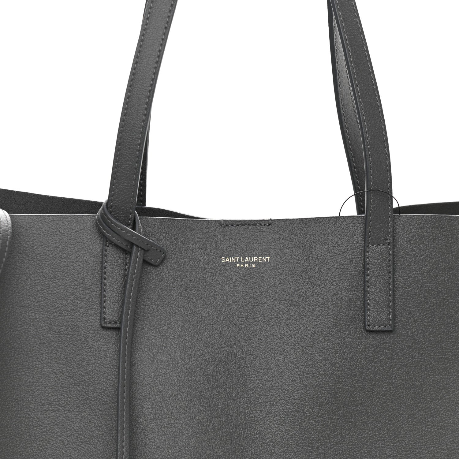 Saint Laurent Calfskin Large Shopping Tote Earth 7 of 9