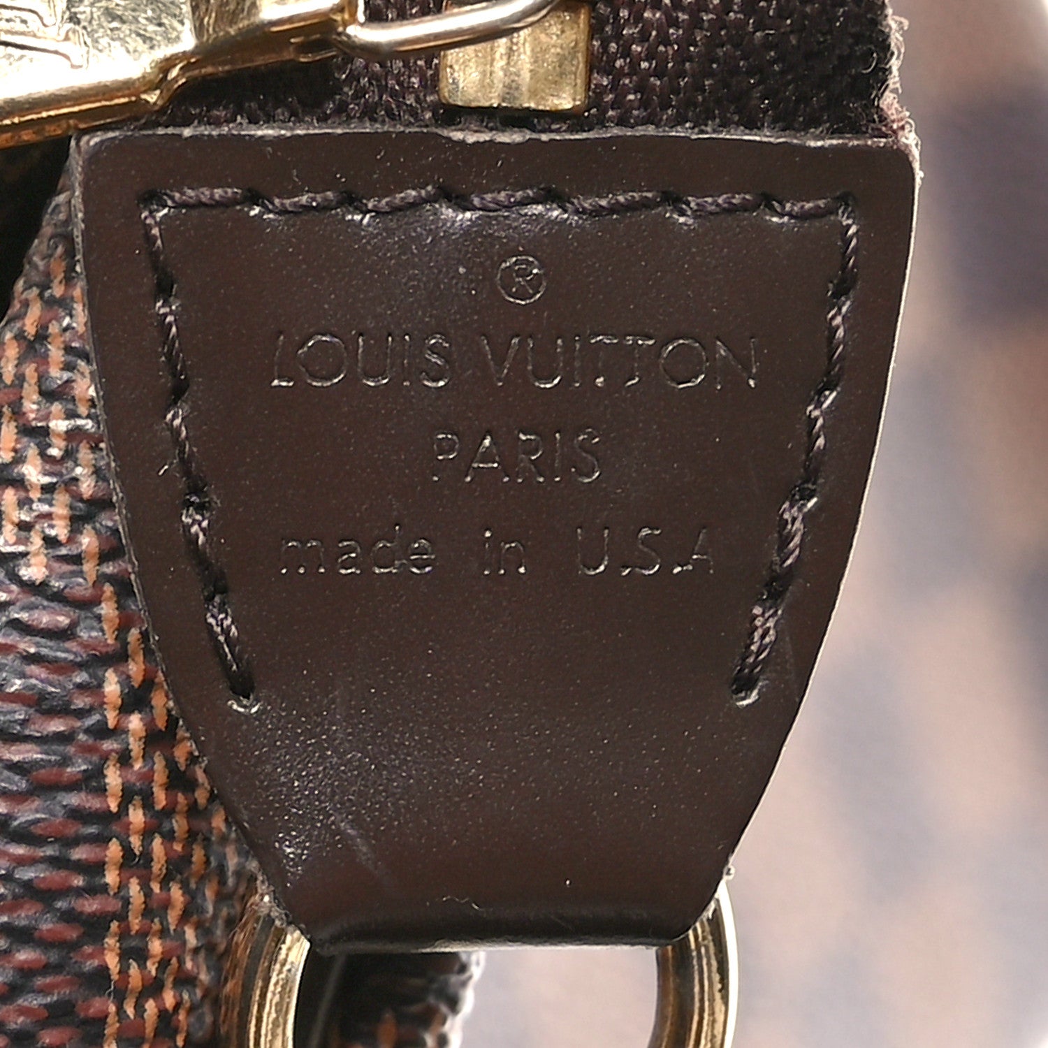 Louis Vuitton Damier Ebene Eva Clutch 6 of 11