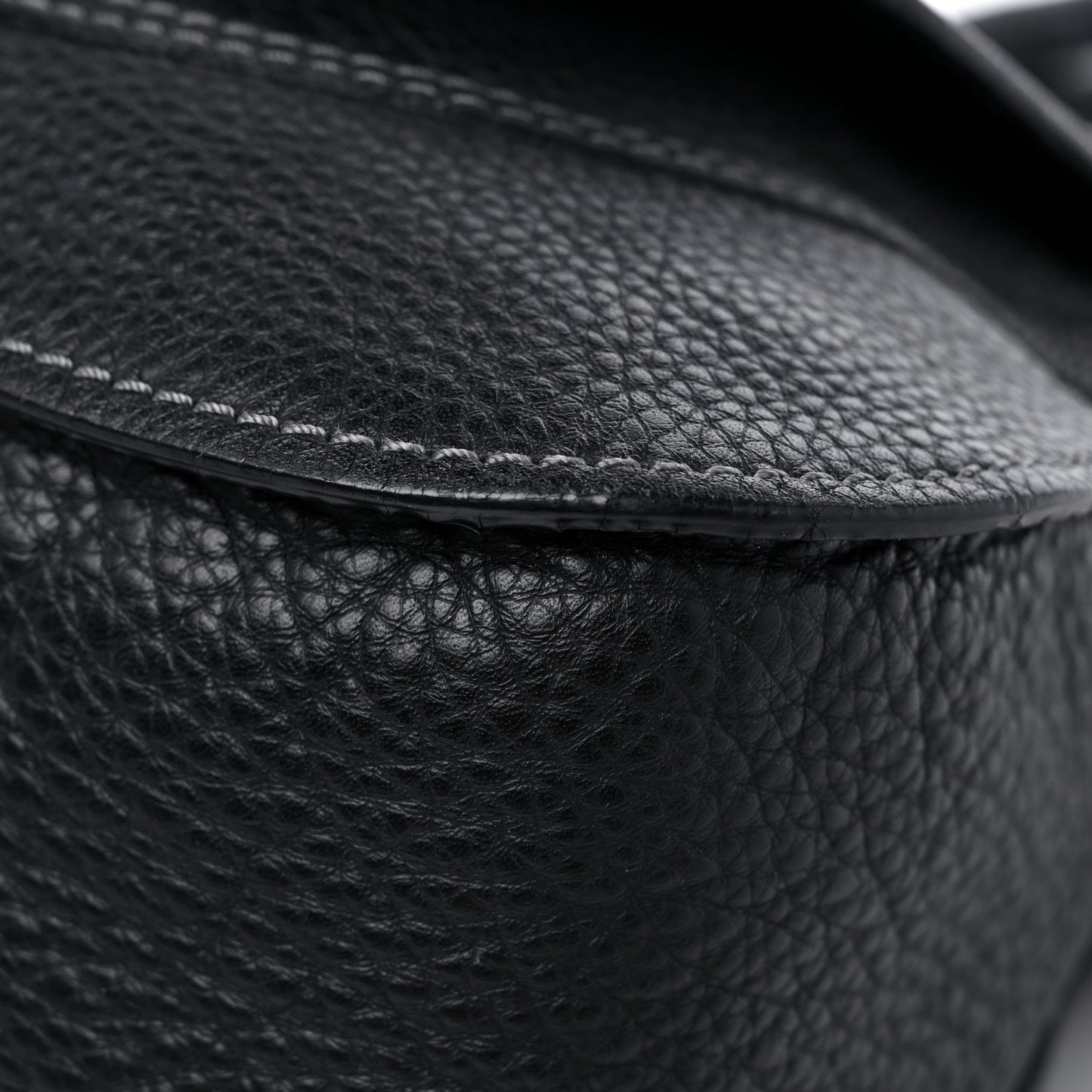Calfskin Medium Marcie Satchel Black
