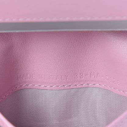 Christian Dior Lambskin Cannage Bi-Color Small Lady Dior Flap Card Holder Black Pink 7 of 8