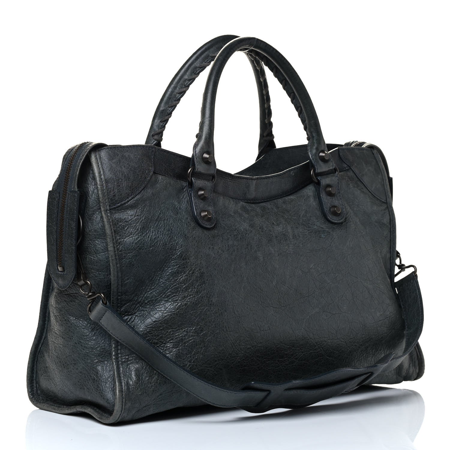Balenciaga Agneau Classic Hardware City Anthracite 2 of 4