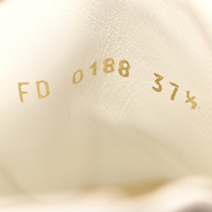 Louis Vuitton Calfskin Monogram Run Away Sneakers 37.5 White 10 of 17