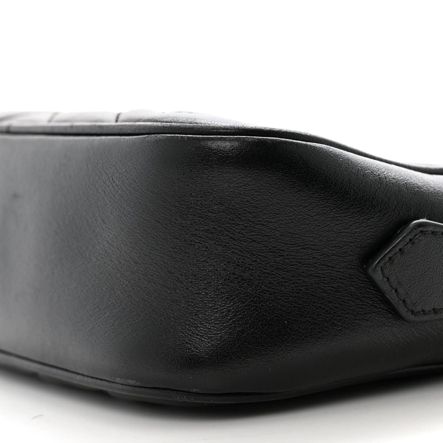 Calfskin Matelasse Mini GG Marmont Chain Shoulder Bag Black