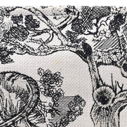 Christian Dior Gradient Canvas Embroidered Large Dioriviera Toile De Jouy Book Tote Blue 13 of 13