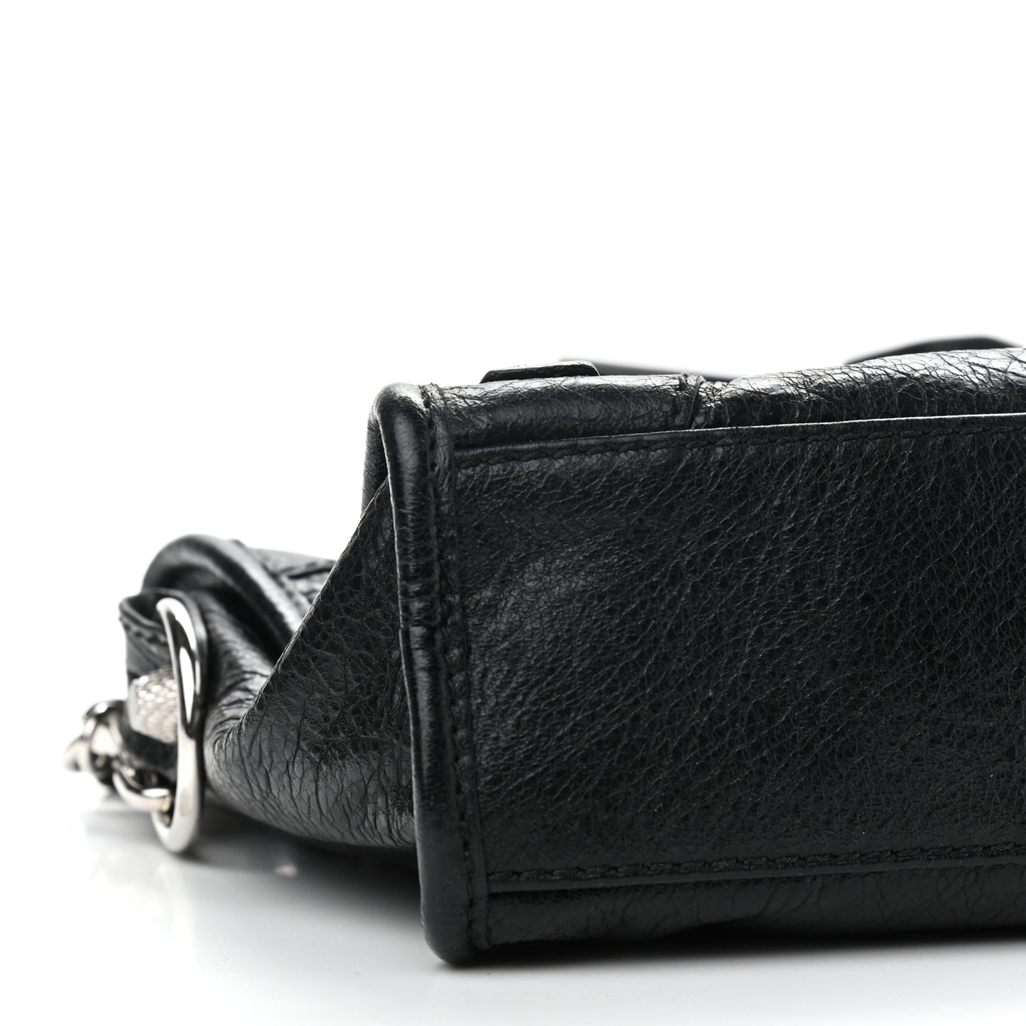 Agneau Giant 12 Silver Hardware Mini City Black