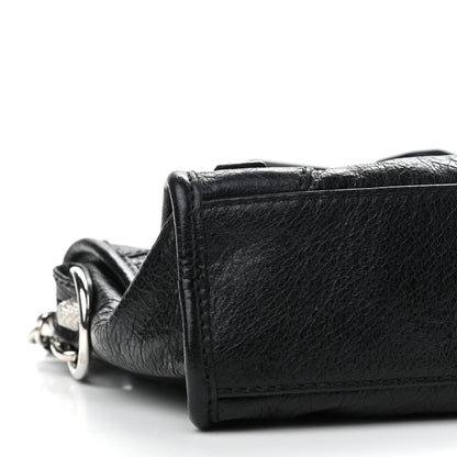 Balenciaga Agneau Giant 12 Silver Hardware Mini City Black 9 of 11