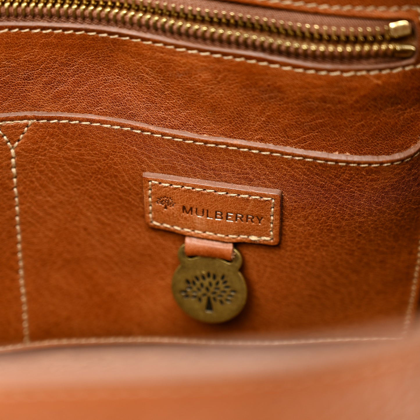 Natural Leather Bayswater Oak