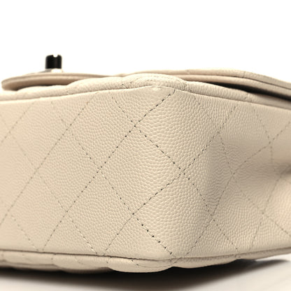 Chanel Caviar Quilted Mini Rectangular Flap Light Beige 10 of 12