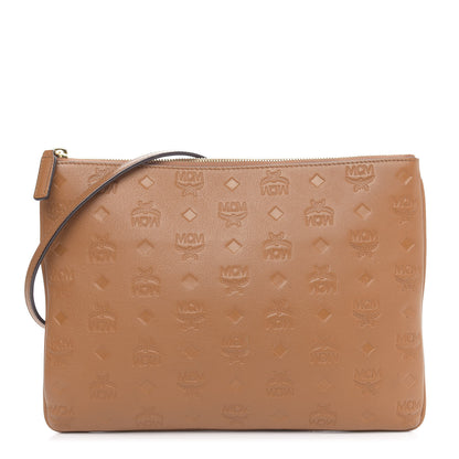 MCM Calfskin Ottomar Crossbody Pouch Cognac 1 of 16
