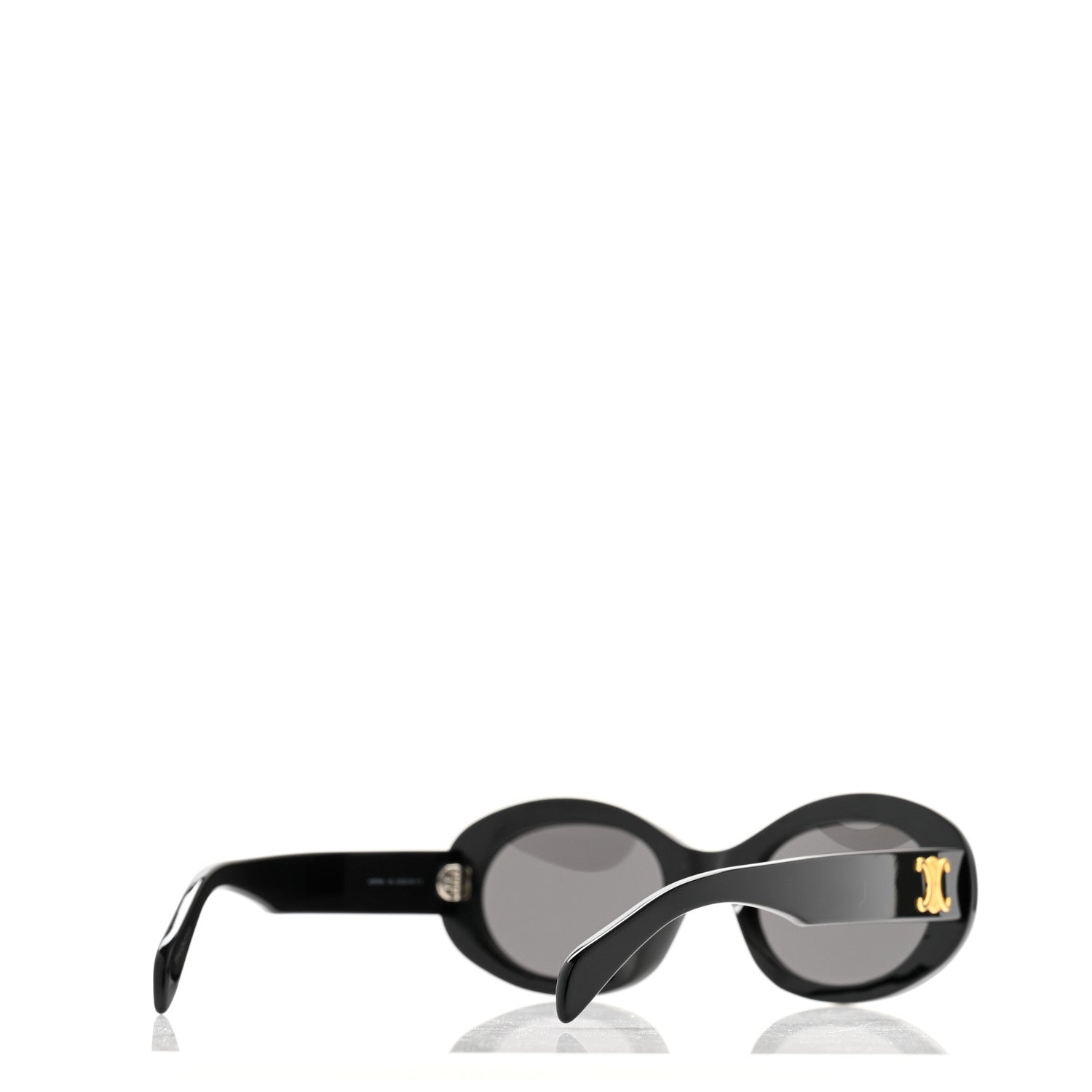 Celine Acetate Triomphe 01 Sunglasses CL 40194U Black 4 of 7