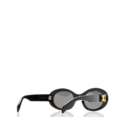 Celine Acetate Triomphe 01 Sunglasses CL 40194U Black 4 of 7
