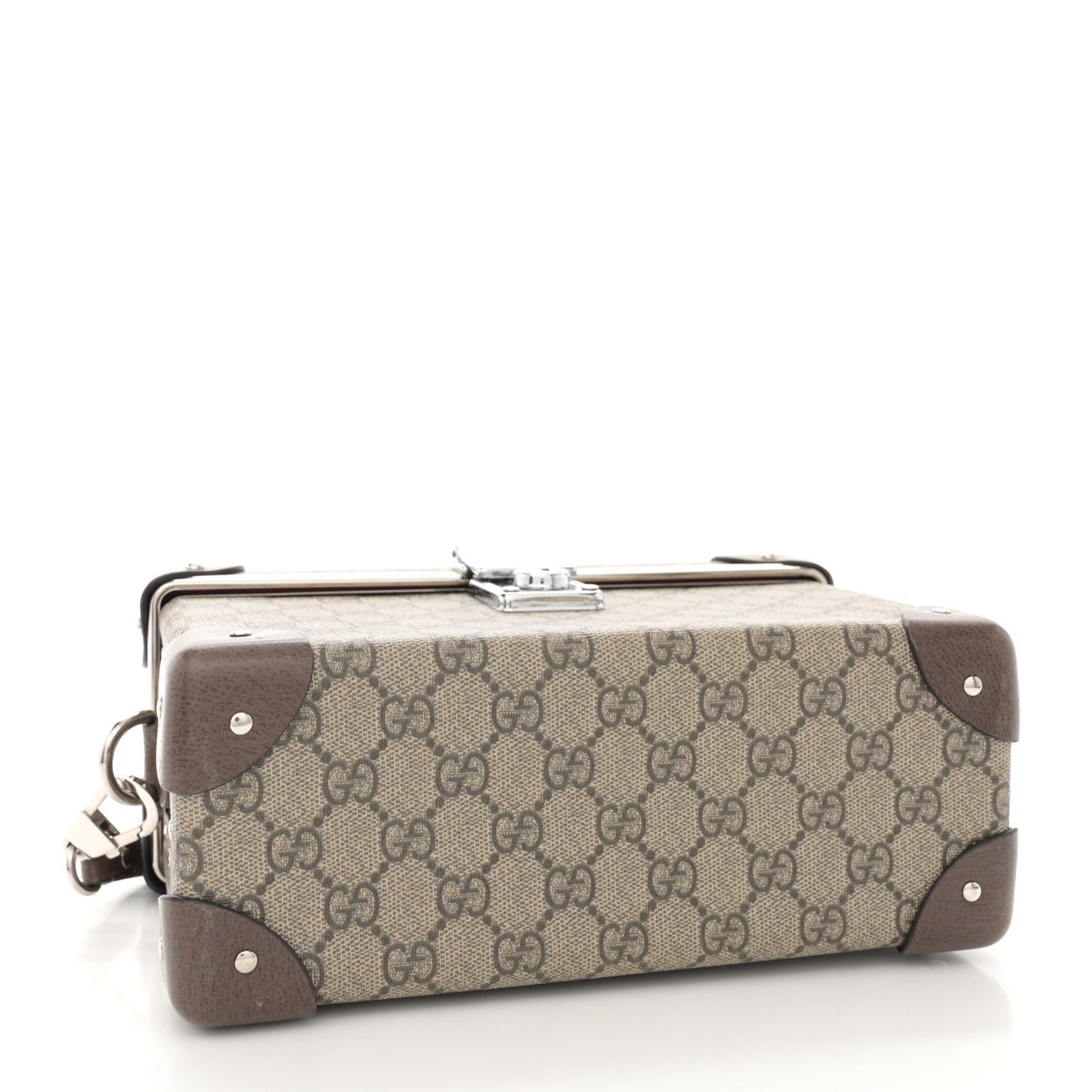 GG Supreme Monogram Globe-Trotter Beauty Case Brown
