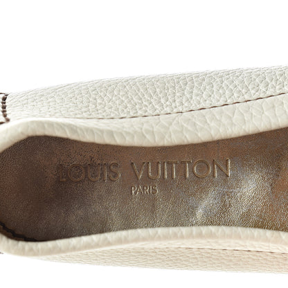 Louis Vuitton Calfskin Monte Carlo Moccasin Loafers 41 Ivory 9 of 22