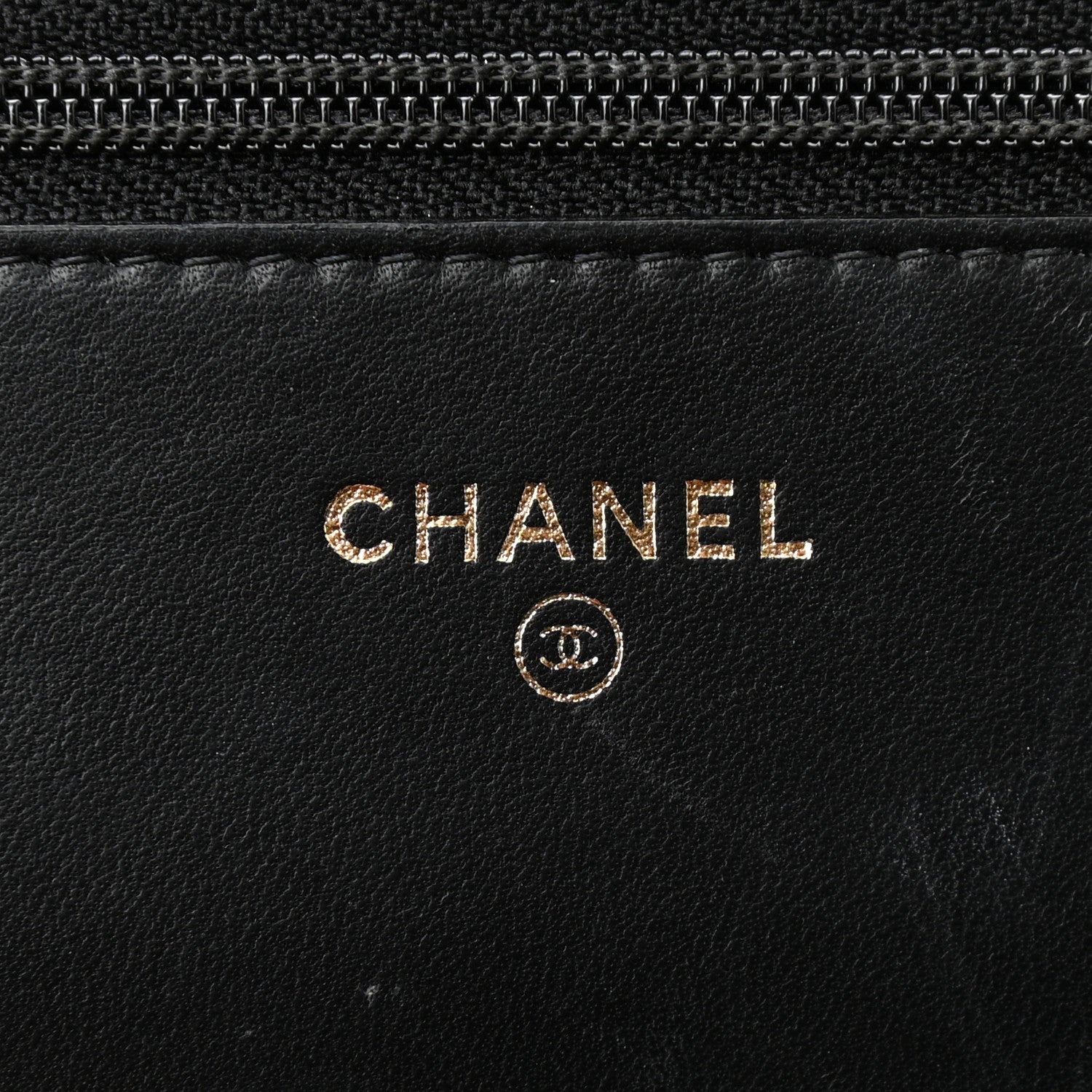 Chanel Lambskin Quilted Boy Wallet On Chain WOC Black 6 of 11